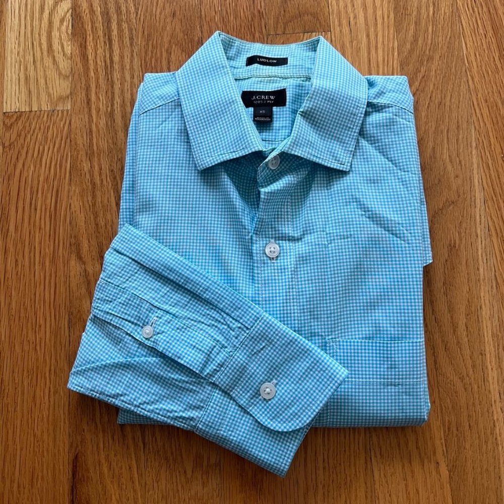 JCrew Ludlow Blue Dress Shirt